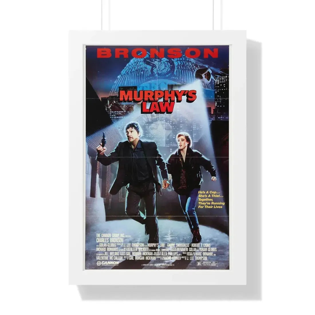MURPHY'S LAW 1986 - Framed Movie Poster - The Sticker Space