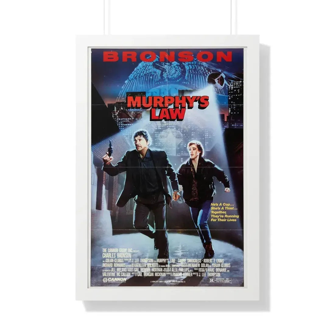 MURPHY'S LAW 1986 - Framed Movie Poster - The Sticker Space