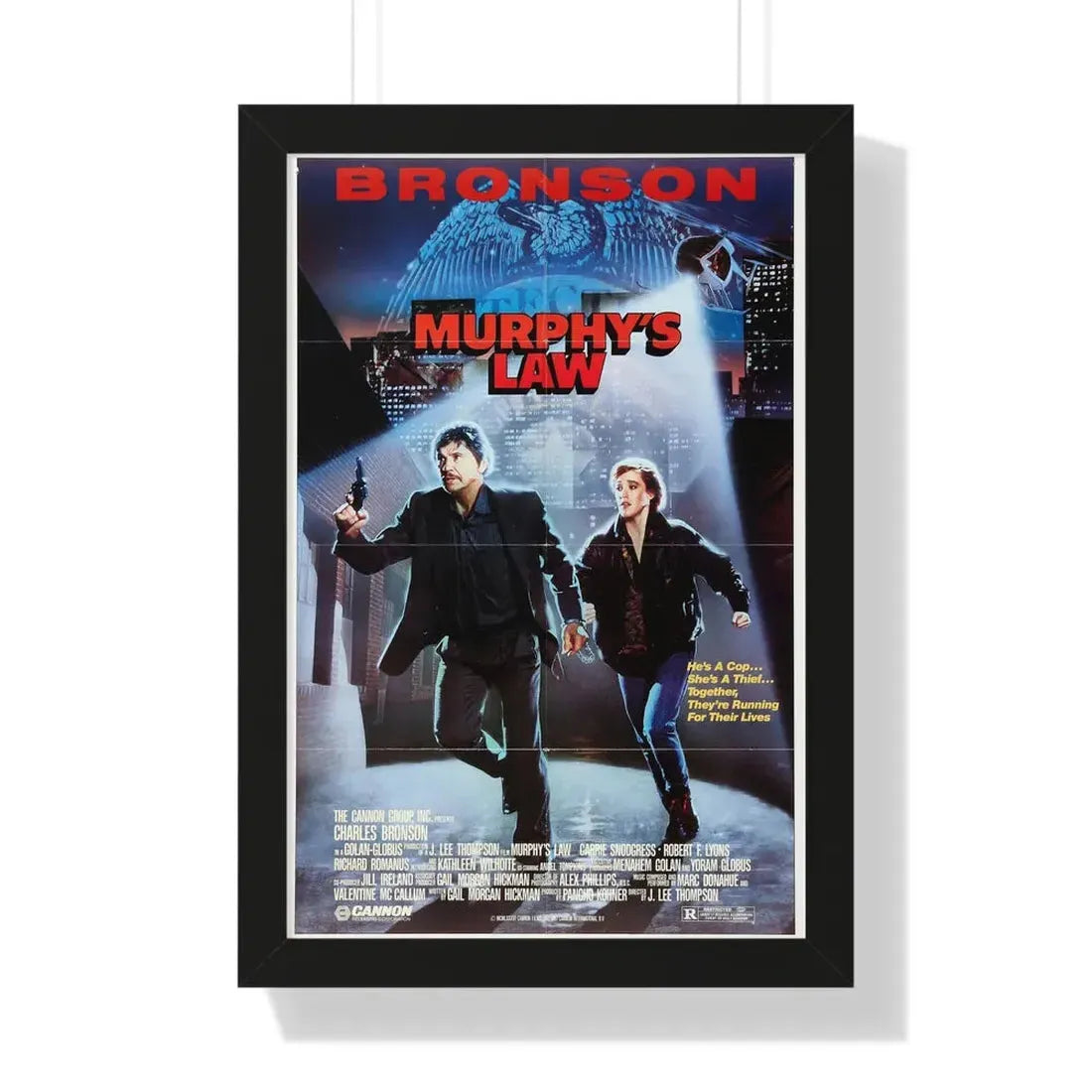 MURPHY'S LAW 1986 - Framed Movie Poster - The Sticker Space