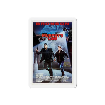MURPHY'S LAW 1986 Movie Poster - Refrigerator Magnet 6 Inch Die-Cut - The Sticker Space