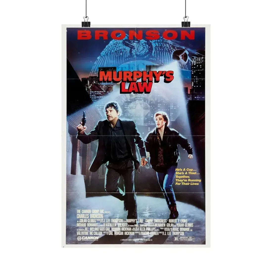 MURPHY'S LAW 1986 - Paper Movie Poster 12″ x 18″ Matte - The Sticker Space