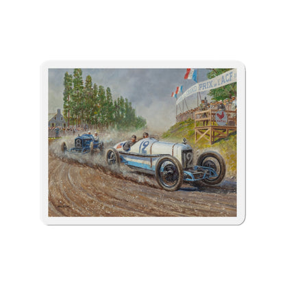 Murphy Winds Grand Prix (Magazine Illustration) Refrigerator Magnet-4" x 4"-The Sticker Space