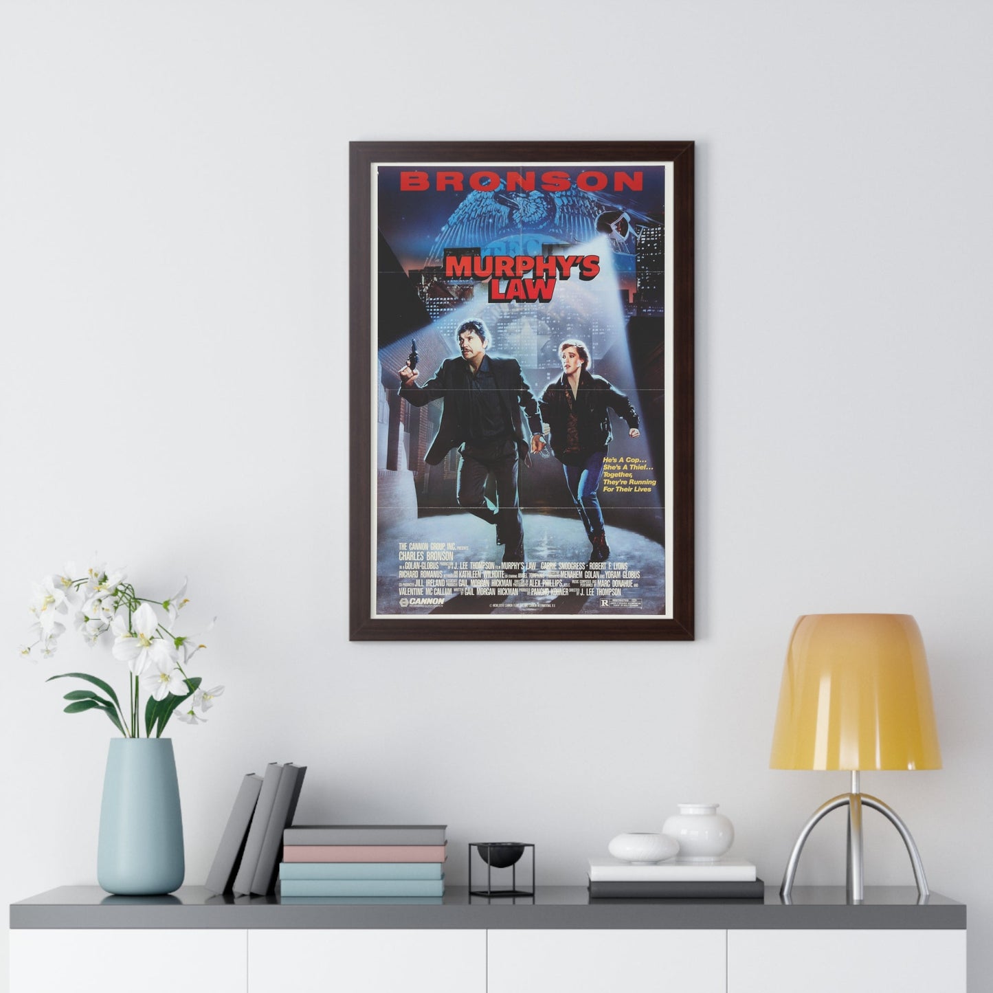 MURPHY'S LAW 1986 - Framed Movie Poster-The Sticker Space