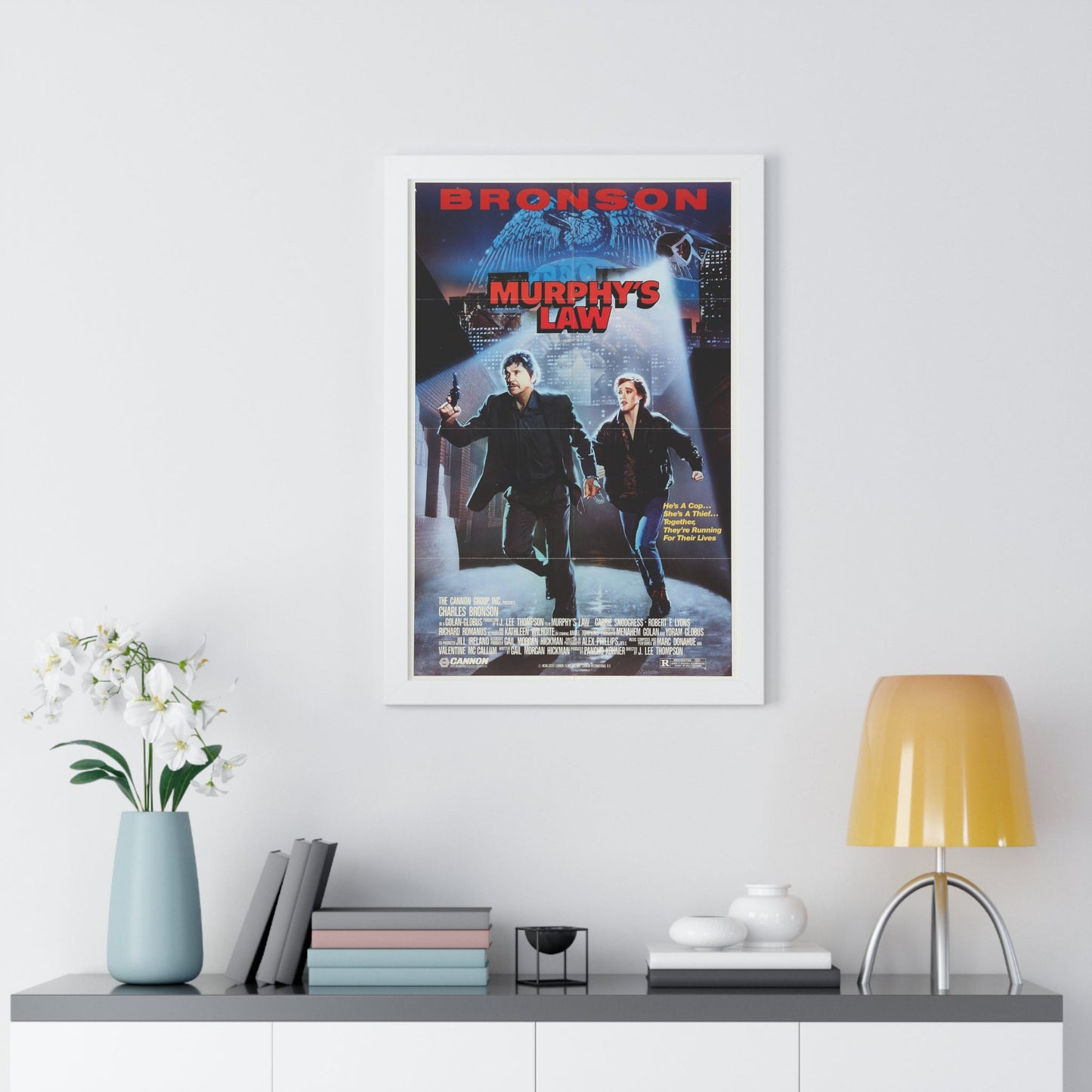 MURPHY'S LAW 1986 - Framed Movie Poster-The Sticker Space