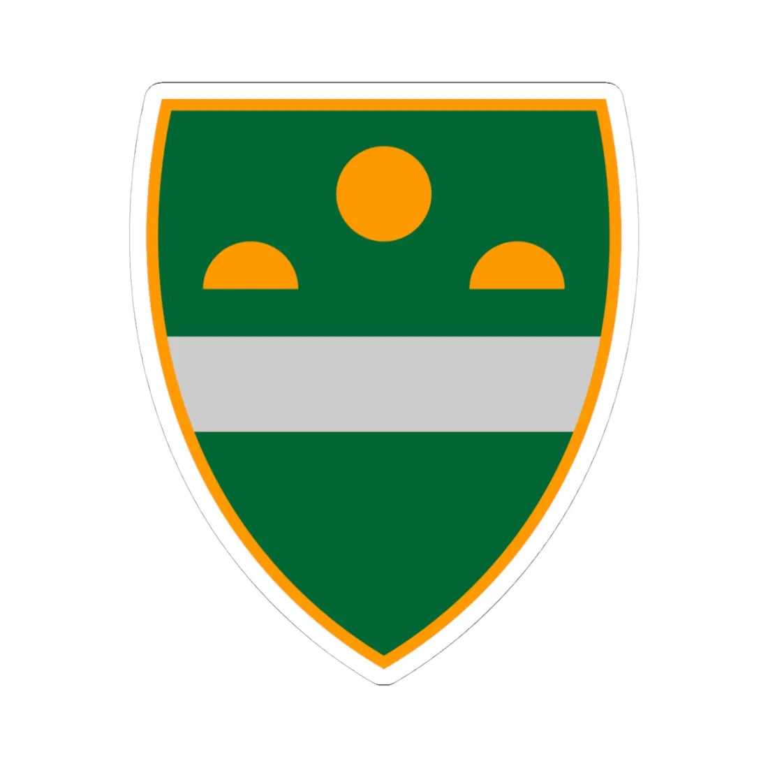 MurskaSobotaGrb (Slovenia) (Coat of Arms) STICKER Vinyl Kiss-Cut Decal 4 Inch White - The Sticker Space