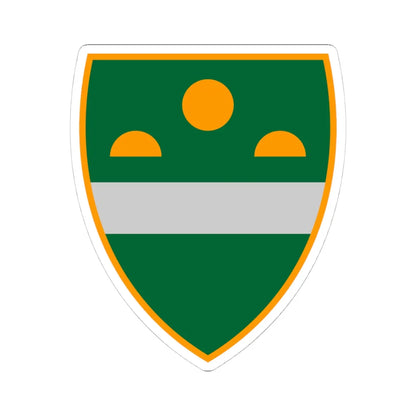 MurskaSobotaGrb (Slovenia) (Coat of Arms) STICKER Vinyl Kiss-Cut Decal 4 Inch White - The Sticker Space