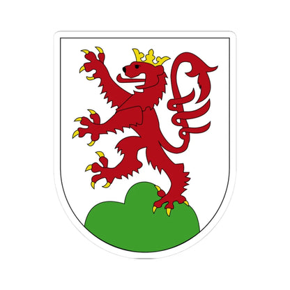 Murten-coat of arms (Switzerland) (Coat of Arms) STICKER Vinyl Kiss-Cut Decal 3 Inch White - The Sticker Space
