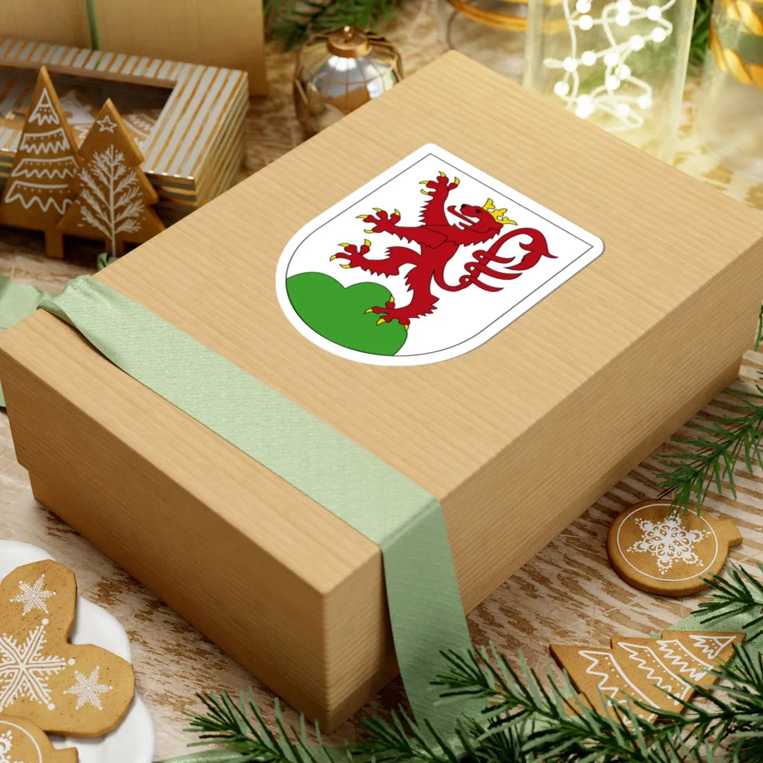 Murten-coat of arms (Switzerland) (Coat of Arms) STICKER Vinyl Kiss-Cut Decal - The Sticker Space