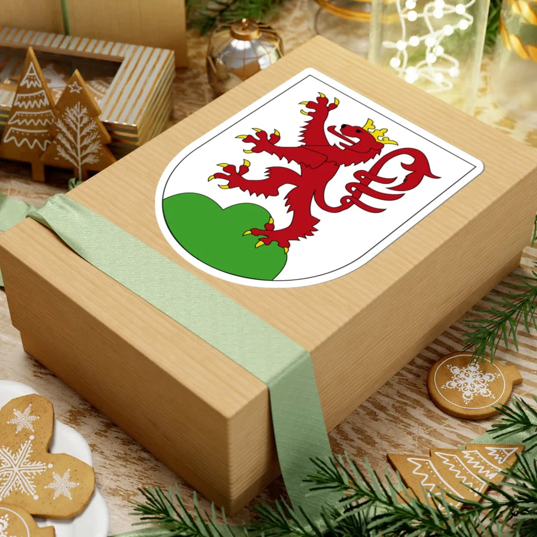 Murten-coat of arms (Switzerland) (Coat of Arms) STICKER Vinyl Kiss-Cut Decal - The Sticker Space