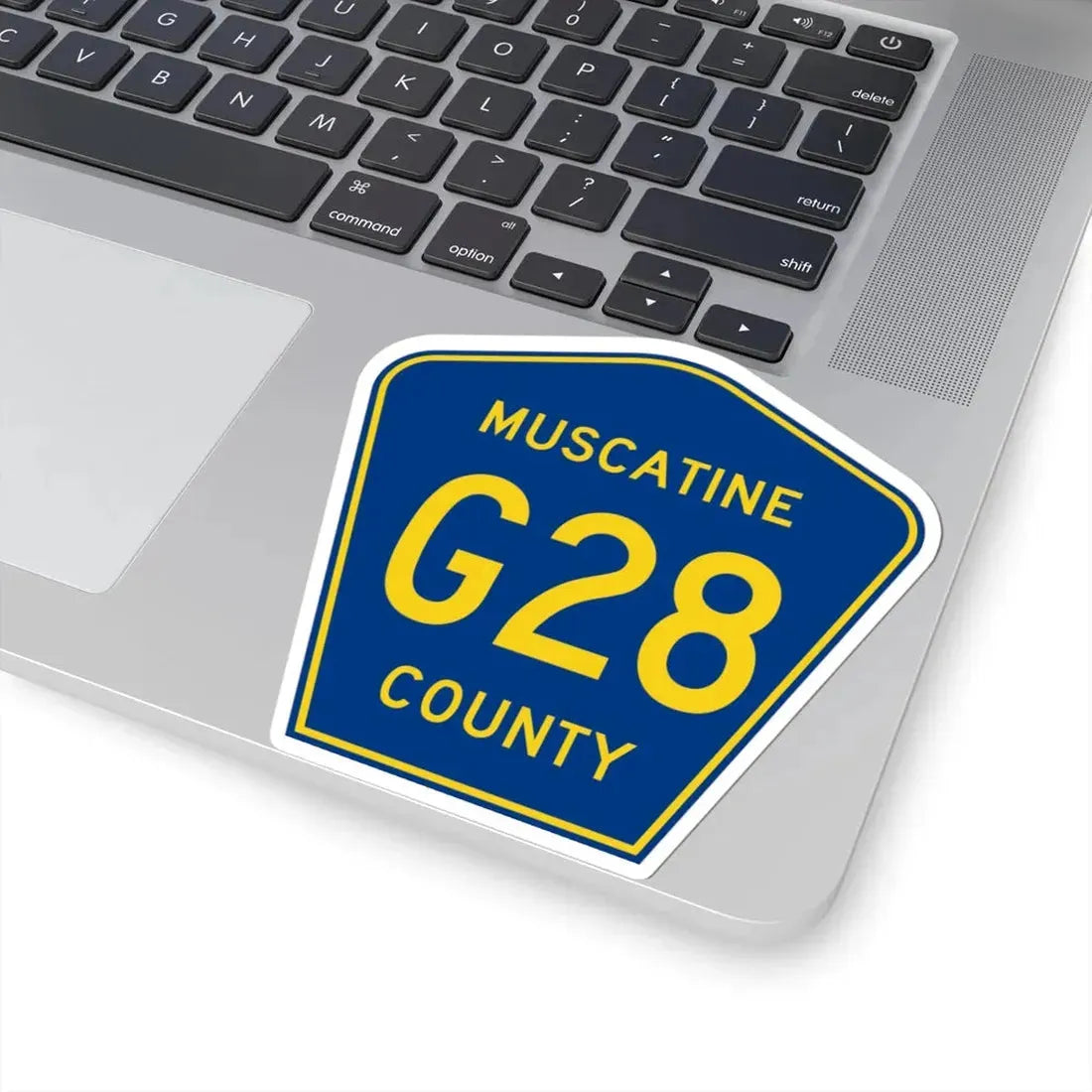 Muscatine County Route G28 IA (Iowa) (Road Sign) STICKER Vinyl Kiss-Cut Decal - The Sticker Space