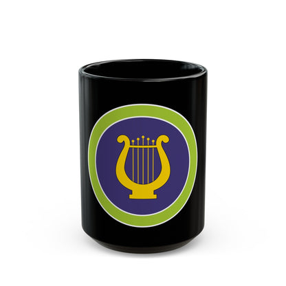 Music (Boy Scout Merit Badge) Black Coffee Mug-15oz-The Sticker Space