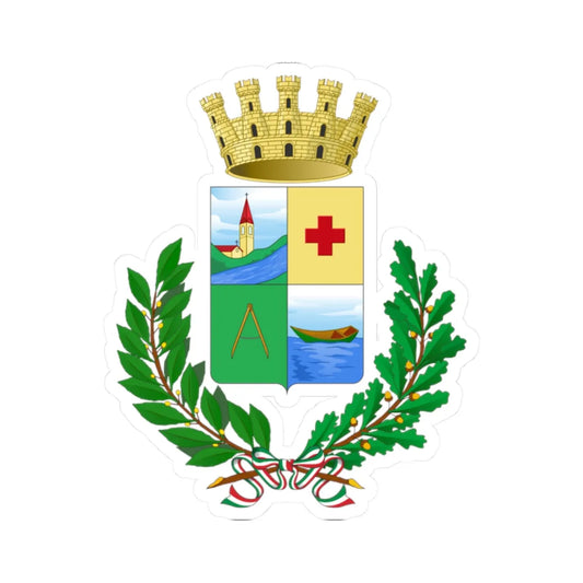 Musile di Piave-Stemma (Italy) (Coat of Arms) STICKER Vinyl Kiss-Cut Decal 2 Inch White - The Sticker Space