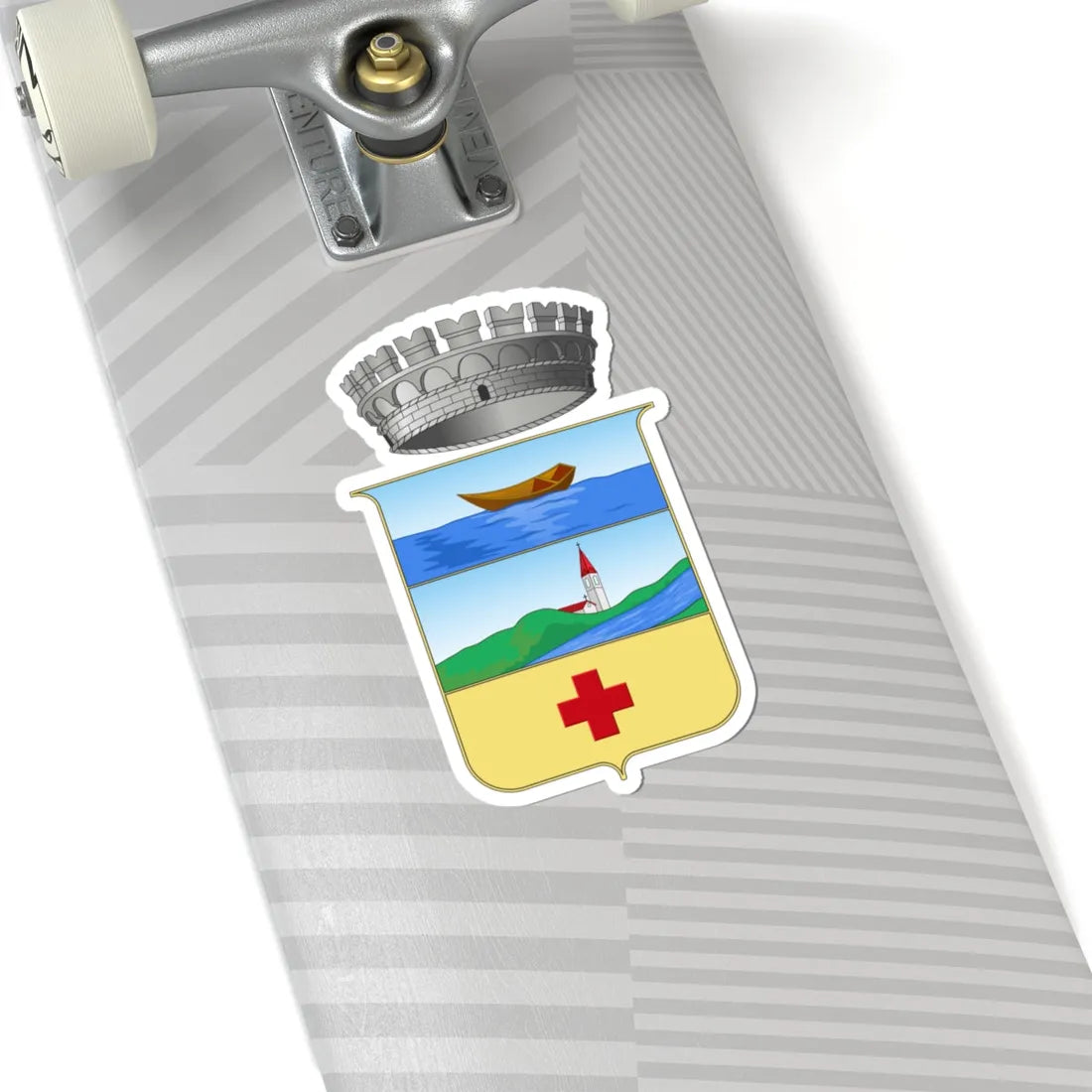 Musile di Piave-Stemma vecchio (Italy) (Coat of Arms) STICKER Vinyl Kiss-Cut Decal - The Sticker Space