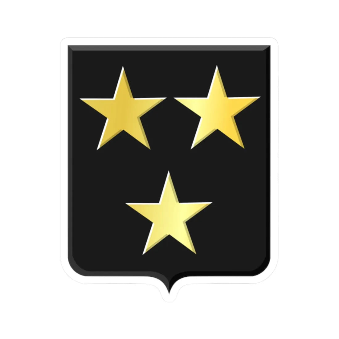 Musson wapen (Belgium) (Coat of Arms) STICKER Vinyl Kiss-Cut Decal 2 Inch White - The Sticker Space