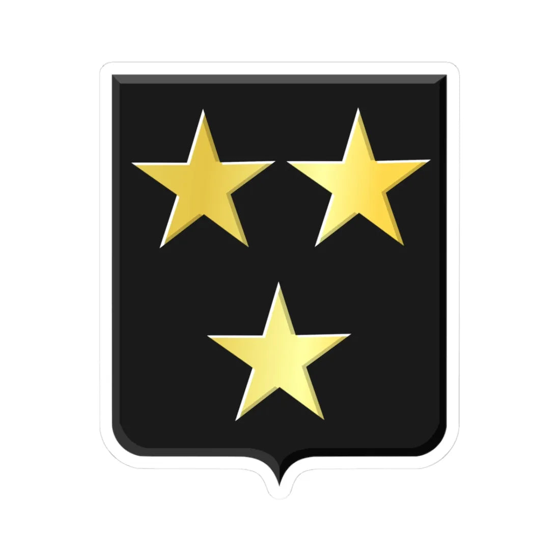 Musson wapen (Belgium) (Coat of Arms) STICKER Vinyl Kiss-Cut Decal 3 Inch White - The Sticker Space