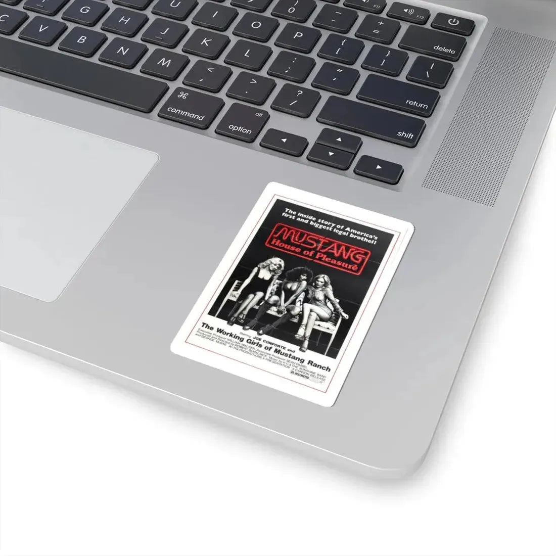 MUSTANG HOUSE OF PLEASURE 1977 Movie Poster - STICKER Vinyl Kiss-Cut Decal - The Sticker Space
