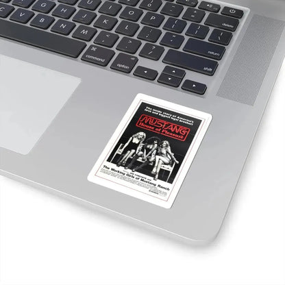 MUSTANG HOUSE OF PLEASURE 1977 Movie Poster - STICKER Vinyl Kiss-Cut Decal - The Sticker Space