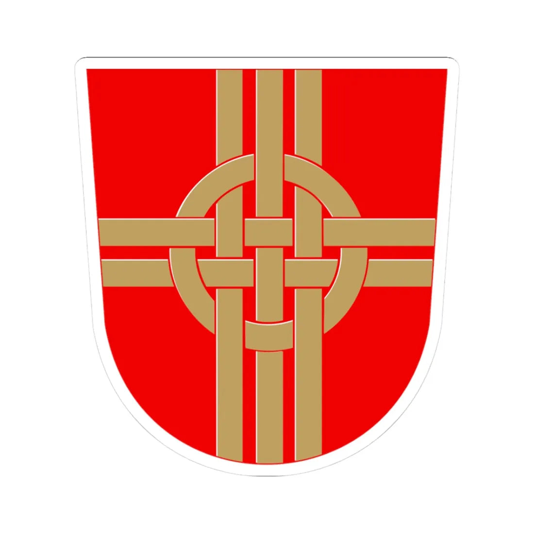 Mustasaari vaakuna (Finland) (Coat of Arms) STICKER Vinyl Kiss-Cut Decal 3 Inch White - The Sticker Space