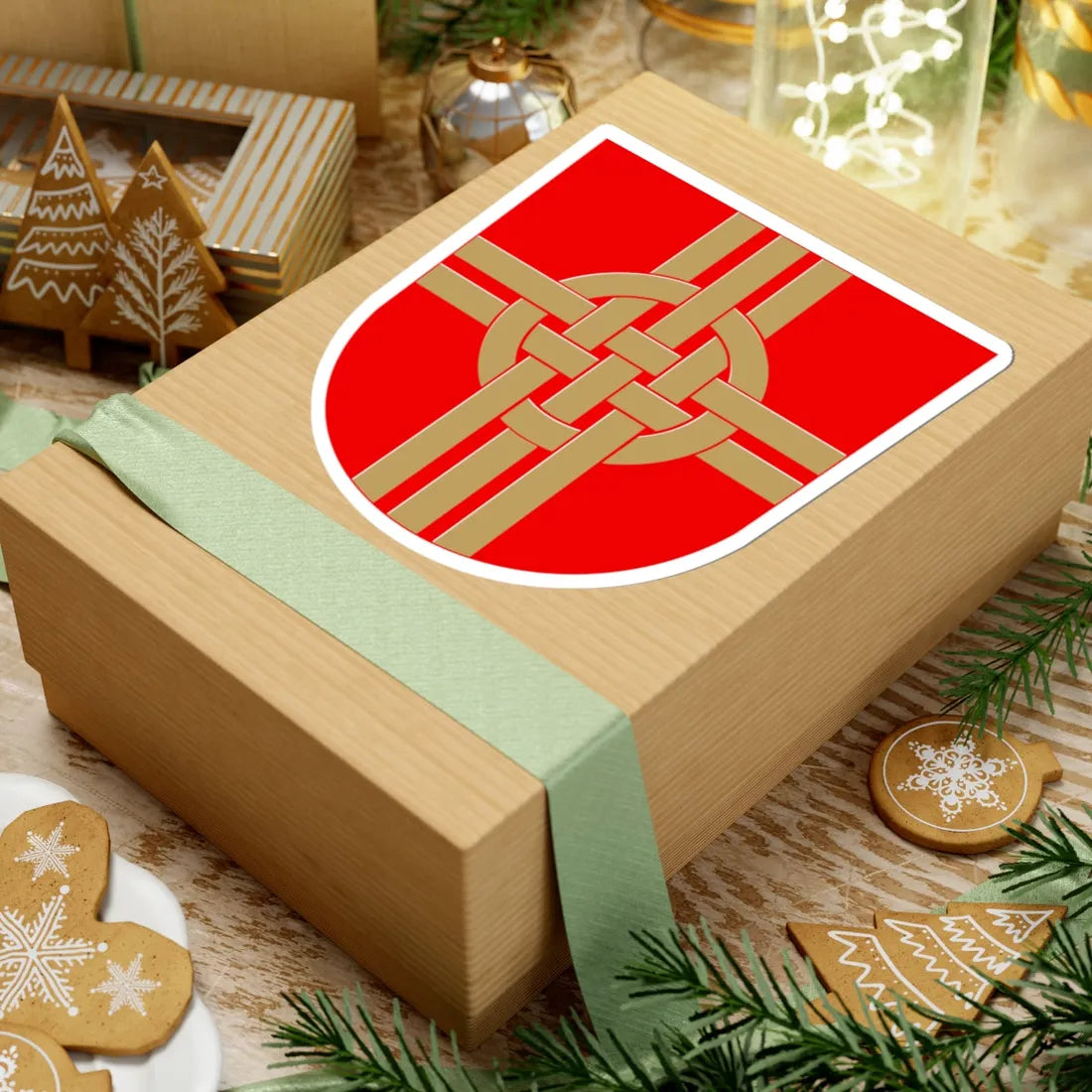 Mustasaari vaakuna (Finland) (Coat of Arms) STICKER Vinyl Kiss-Cut Decal - The Sticker Space