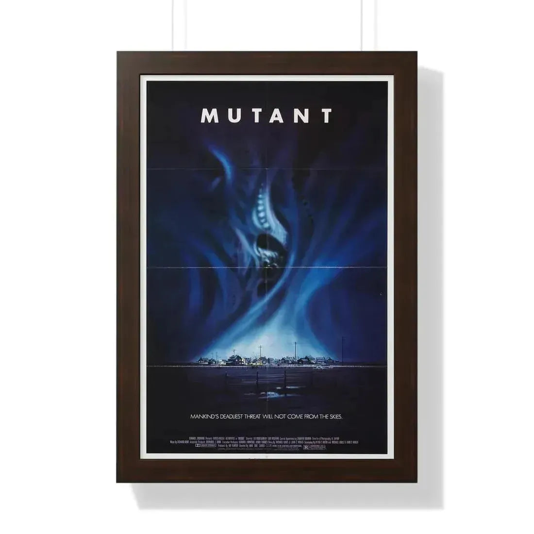 MUTANT 1984 - Framed Movie Poster 16″ x 24″ Walnut - The Sticker Space