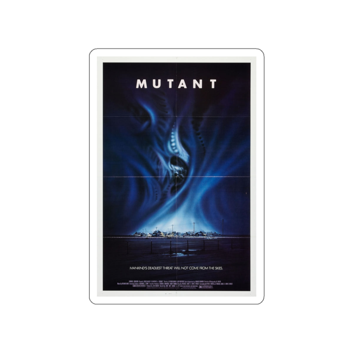 MUTANT 1984 Movie Poster STICKER Vinyl Die-Cut Decal-3 Inch-The Sticker Space