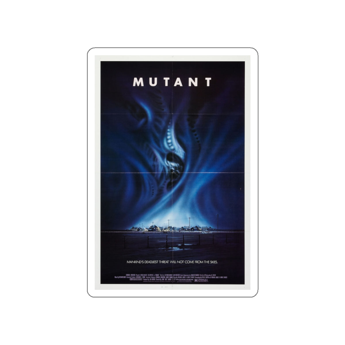 MUTANT 1984 Movie Poster STICKER Vinyl Die-Cut Decal-4 Inch-The Sticker Space