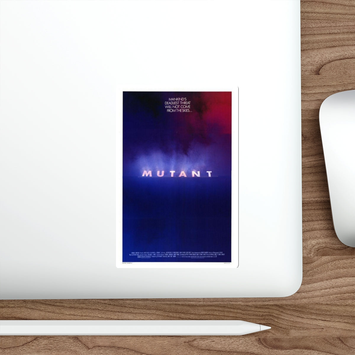 MUTANT (2) 1984 Movie Poster STICKER Vinyl Die-Cut Decal-The Sticker Space