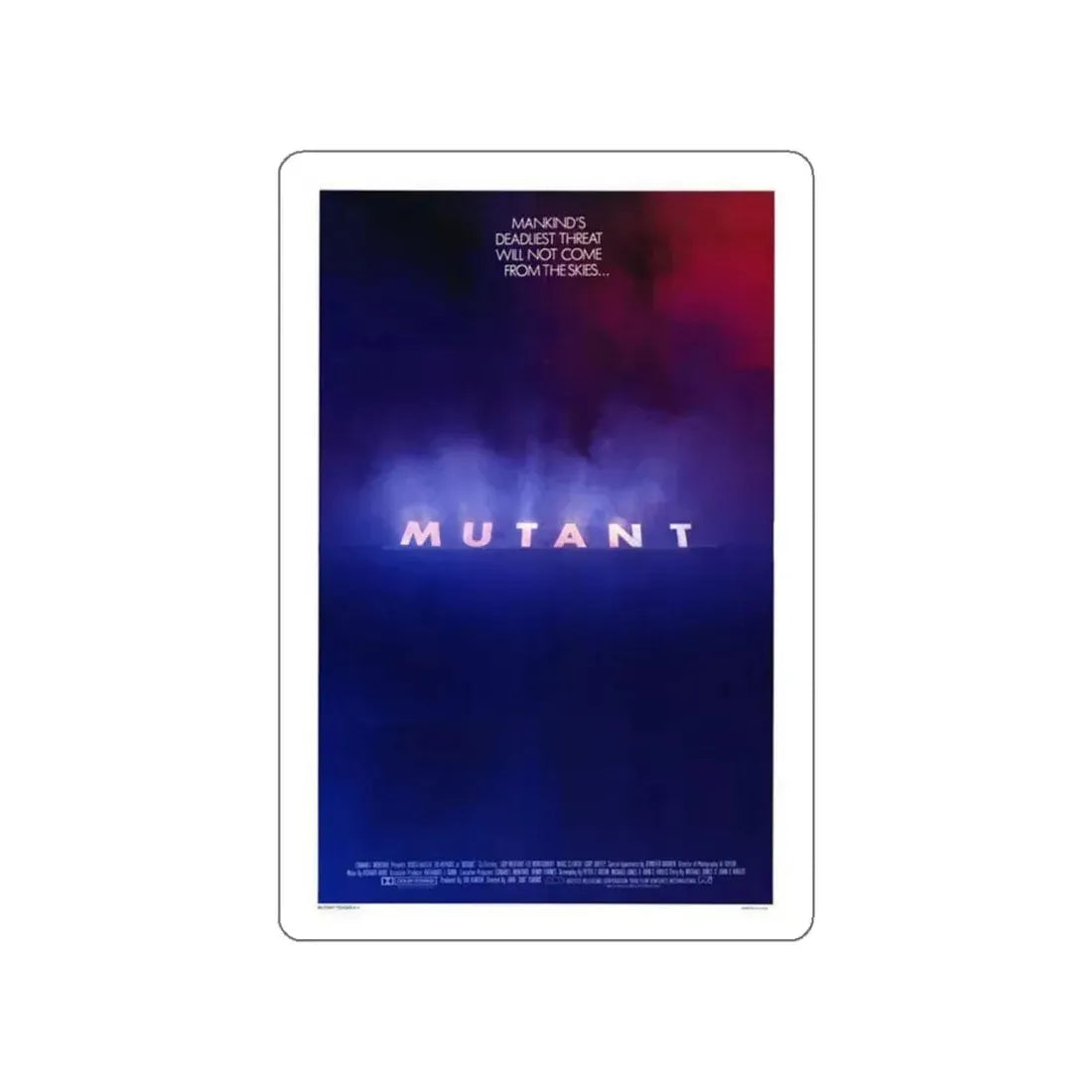 MUTANT (2) 1984 Movie Poster STICKER Vinyl Die-Cut Decal 5 Inch - The Sticker Space