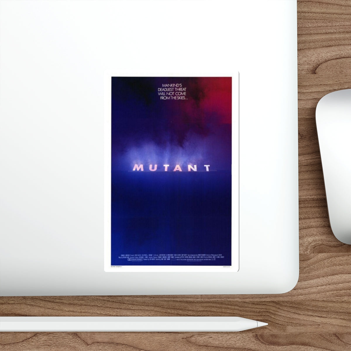 MUTANT (2) 1984 Movie Poster STICKER Vinyl Die-Cut Decal-The Sticker Space