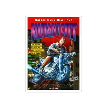 MUTANT CITY (WICKED CITY) 1992 Movie Poster STICKER Vinyl Die-Cut Decal 2 Inch - The Sticker Space