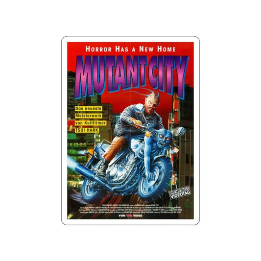 MUTANT CITY (WICKED CITY) 1992 Movie Poster STICKER Vinyl Die-Cut Decal 2 Inch - The Sticker Space