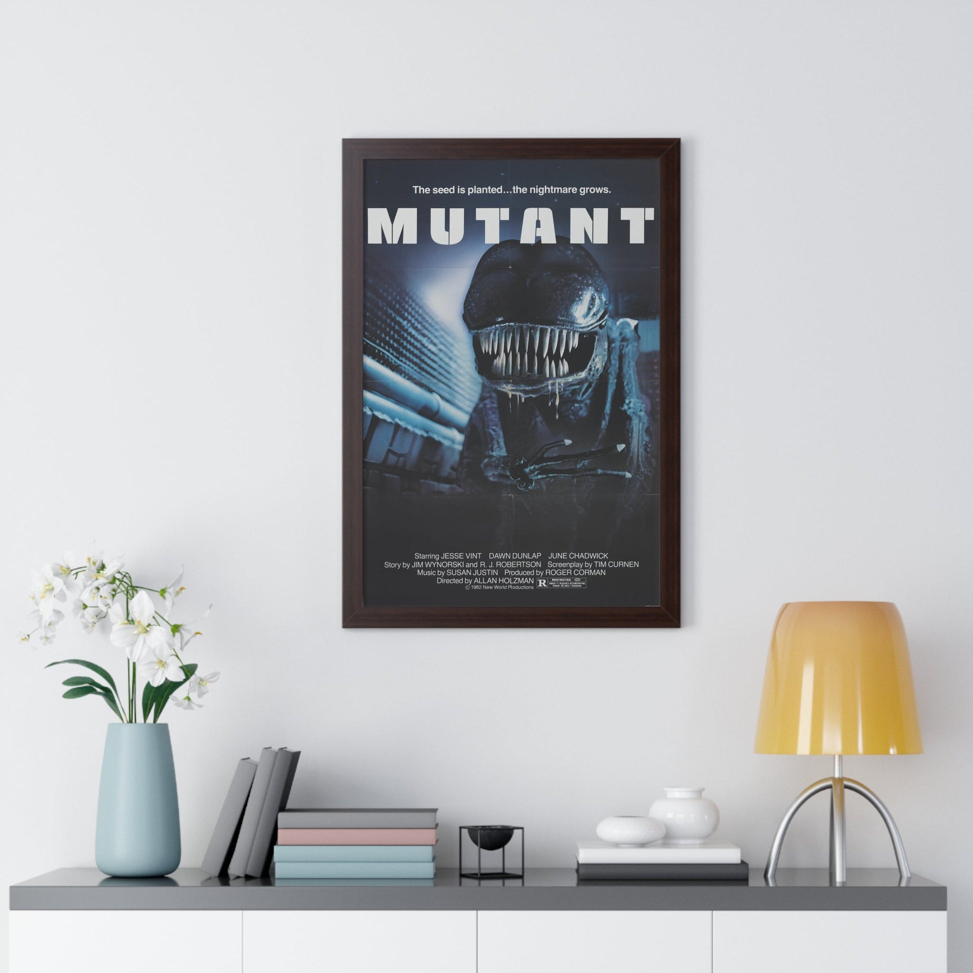 MUTANT (FORBIDDEN WORLD) 1982 - Framed Movie Poster-The Sticker Space