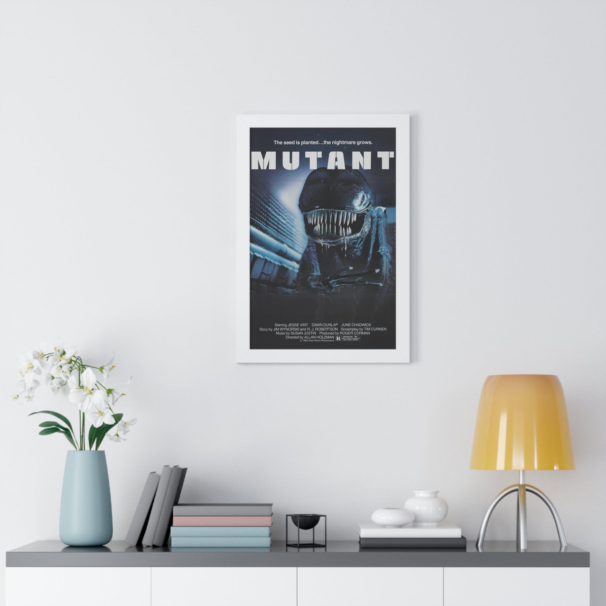 MUTANT (FORBIDDEN WORLD) 1982 - Framed Movie Poster-The Sticker Space