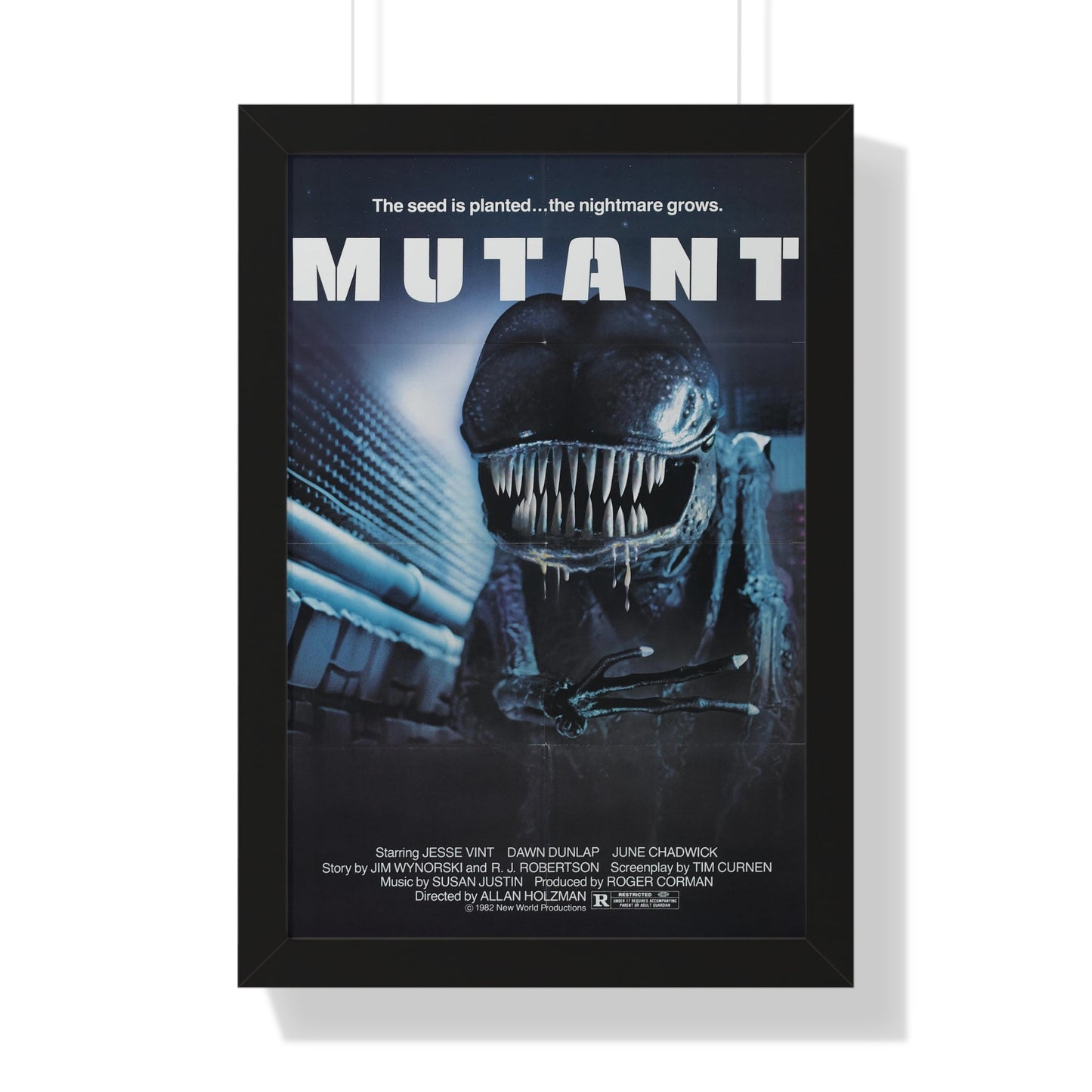 MUTANT (FORBIDDEN WORLD) 1982 - Framed Movie Poster-16″ x 24″-The Sticker Space