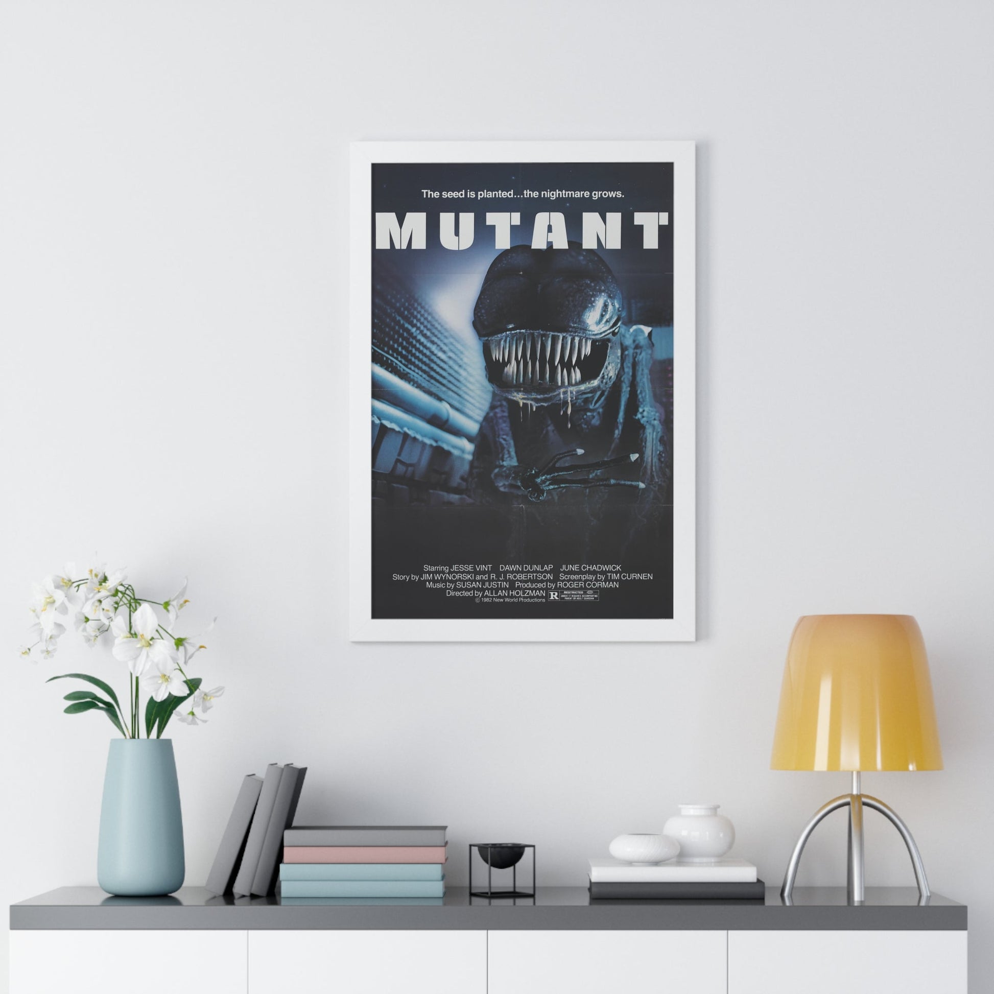 MUTANT (FORBIDDEN WORLD) 1982 - Framed Movie Poster-The Sticker Space