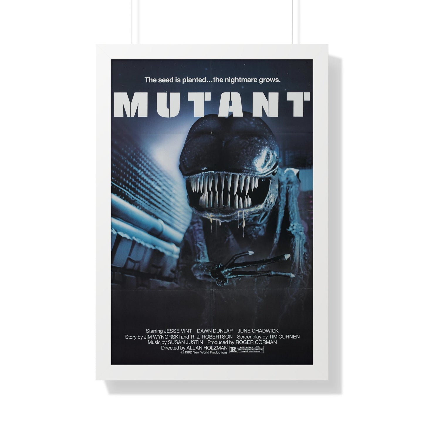 MUTANT (FORBIDDEN WORLD) 1982 - Framed Movie Poster-20" x 30"-The Sticker Space