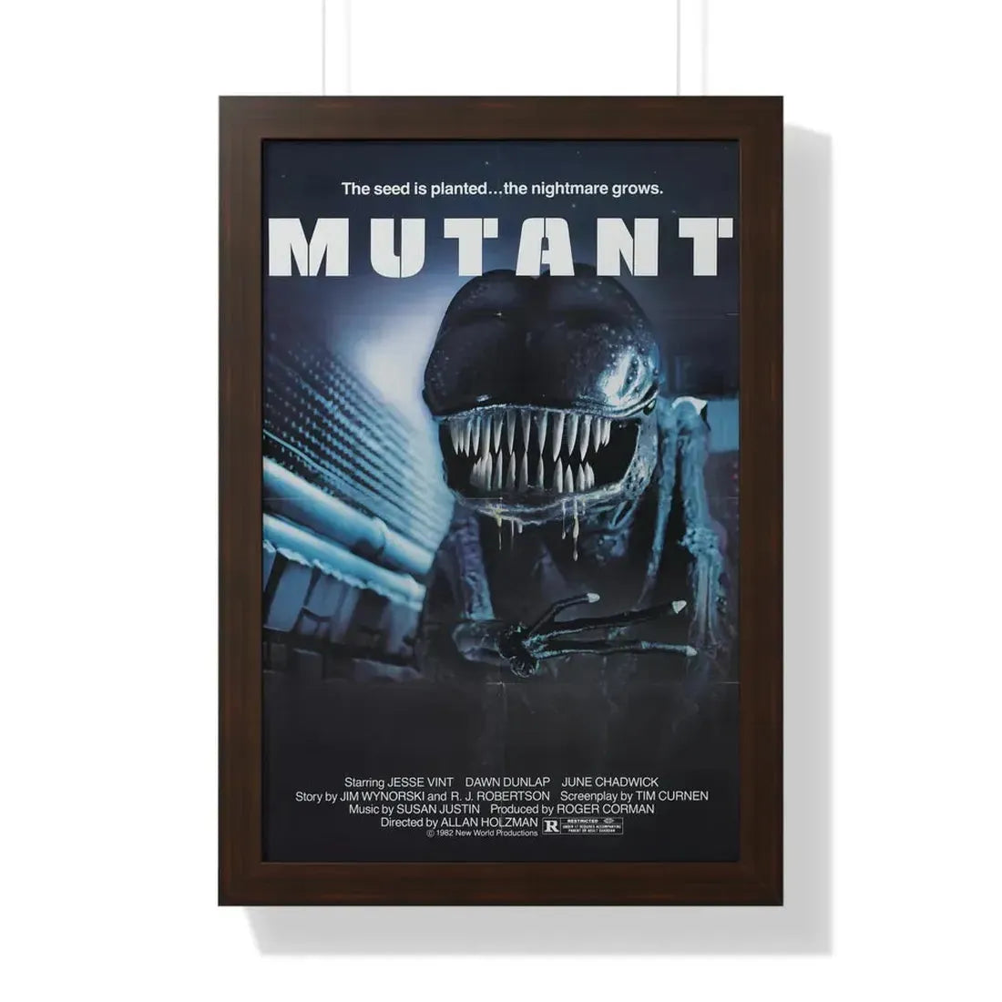 MUTANT (FORBIDDEN WORLD) 1982 - Framed Movie Poster - The Sticker Space