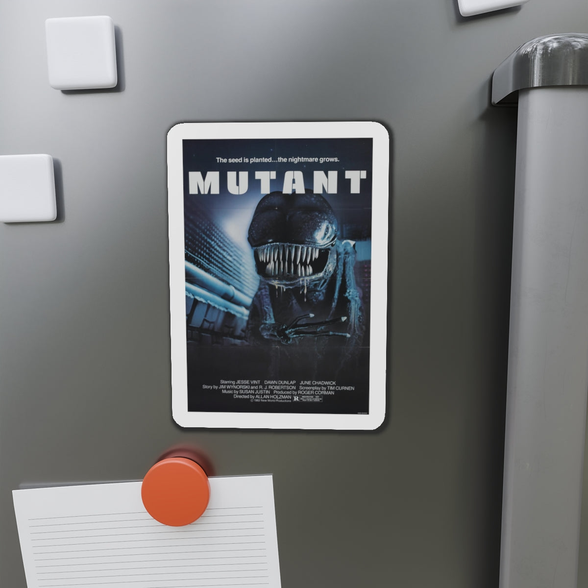 MUTANT (FORBIDDEN WORLD) 1982 Movie Poster - Refrigerator Magnet-The Sticker Space