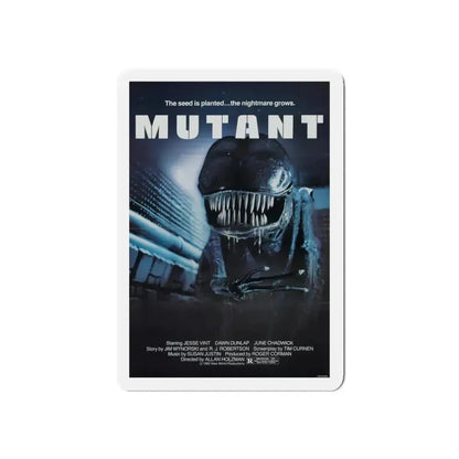 MUTANT (FORBIDDEN WORLD) 1982 Movie Poster - Refrigerator Magnet 3 Inch Die-Cut - The Sticker Space