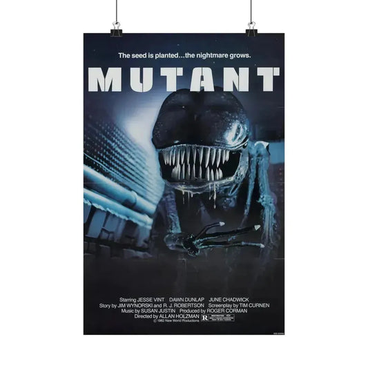 MUTANT (FORBIDDEN WORLD) 1982 - Paper Movie Poster 12″ x 18″ Matte - The Sticker Space