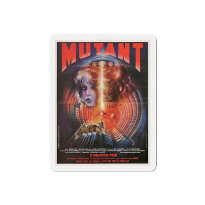 MUTANT (FORBIDDEN WORLD) FRENCH 1982 Movie Poster - Refrigerator Magnet-6" × 6"-The Sticker Space