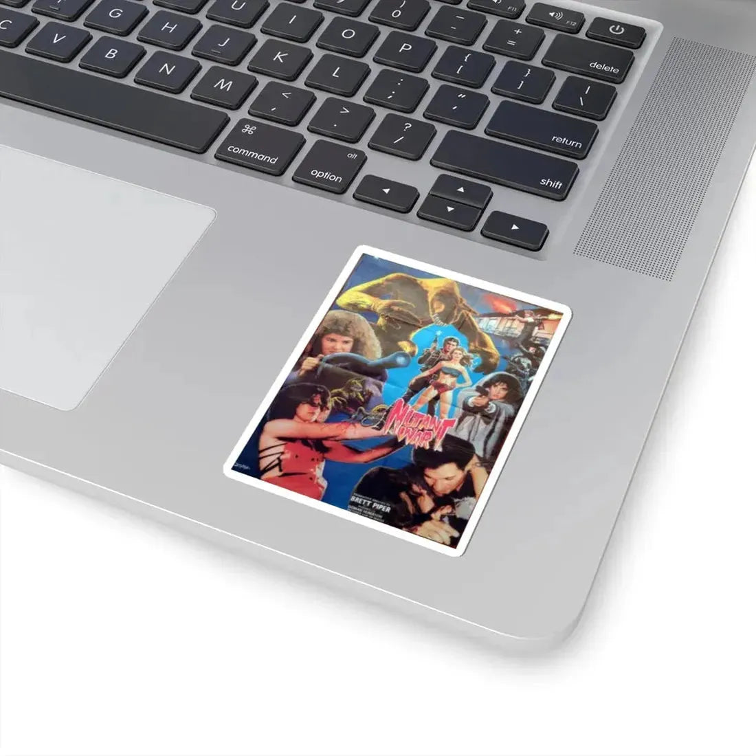 MUTANT WAR 1988 Movie Poster - STICKER Vinyl Kiss-Cut Decal - The Sticker Space