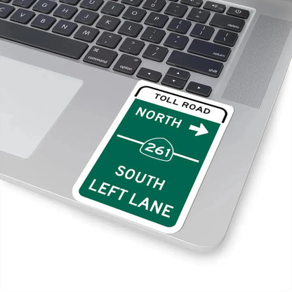 MUTCD-CA G77A Toll (California) (Road Sign) STICKER Vinyl Kiss-Cut Decal - The Sticker Space