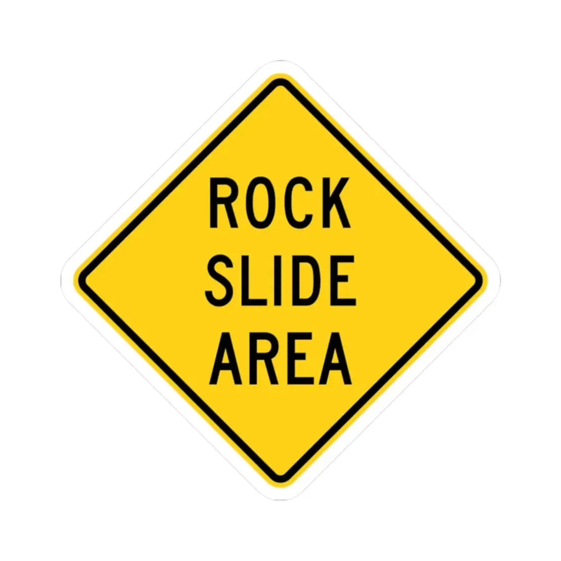 MUTCD-CA W50 (California) (Road Sign) STICKER Vinyl Kiss-Cut Decal 2 Inch White - The Sticker Space