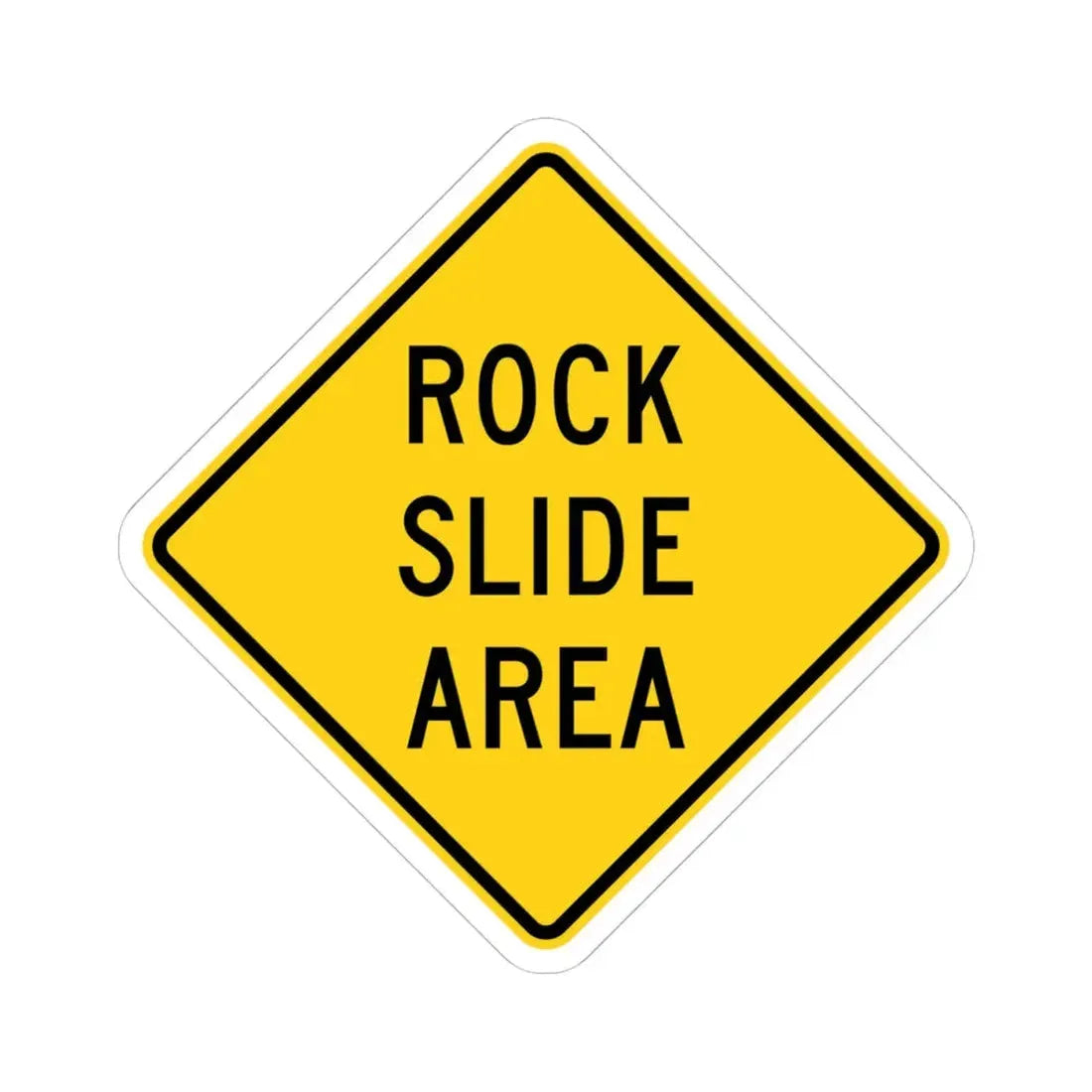 MUTCD-CA W50 (California) (Road Sign) STICKER Vinyl Kiss-Cut Decal 4 Inch White - The Sticker Space