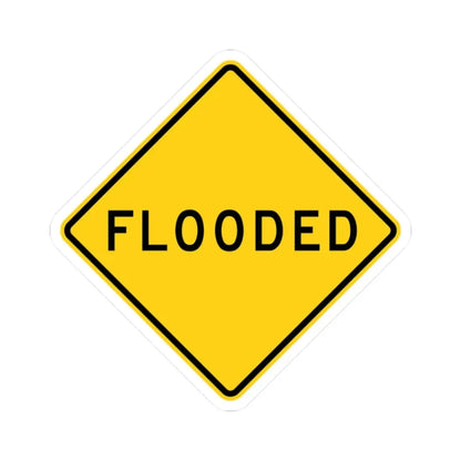 MUTCD-CA W55 (California) (Road Sign) STICKER Vinyl Kiss-Cut Decal 2 Inch White - The Sticker Space