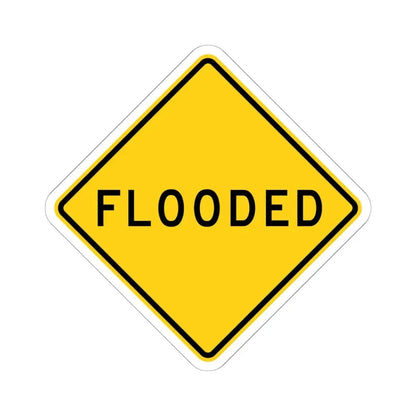 MUTCD-CA W55 (California) (Road Sign) STICKER Vinyl Kiss-Cut Decal 6 Inch White - The Sticker Space