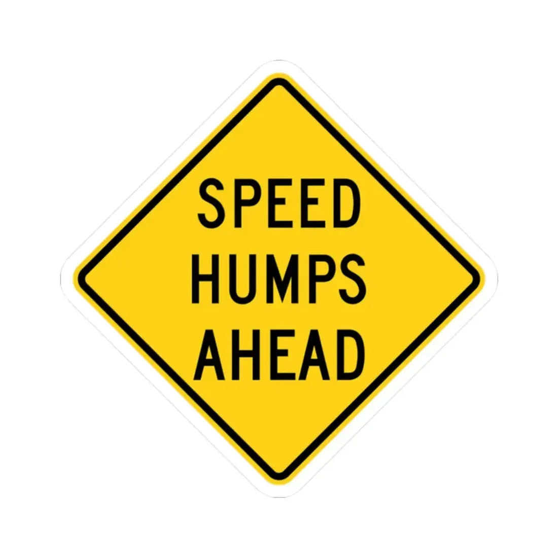 MUTCD-CA W84 (California) (Road Sign) STICKER Vinyl Kiss-Cut Decal 2 Inch White - The Sticker Space