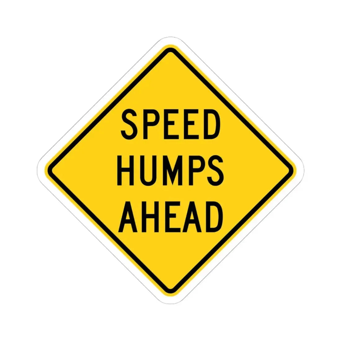 MUTCD-CA W84 (California) (Road Sign) STICKER Vinyl Kiss-Cut Decal 4 Inch White - The Sticker Space