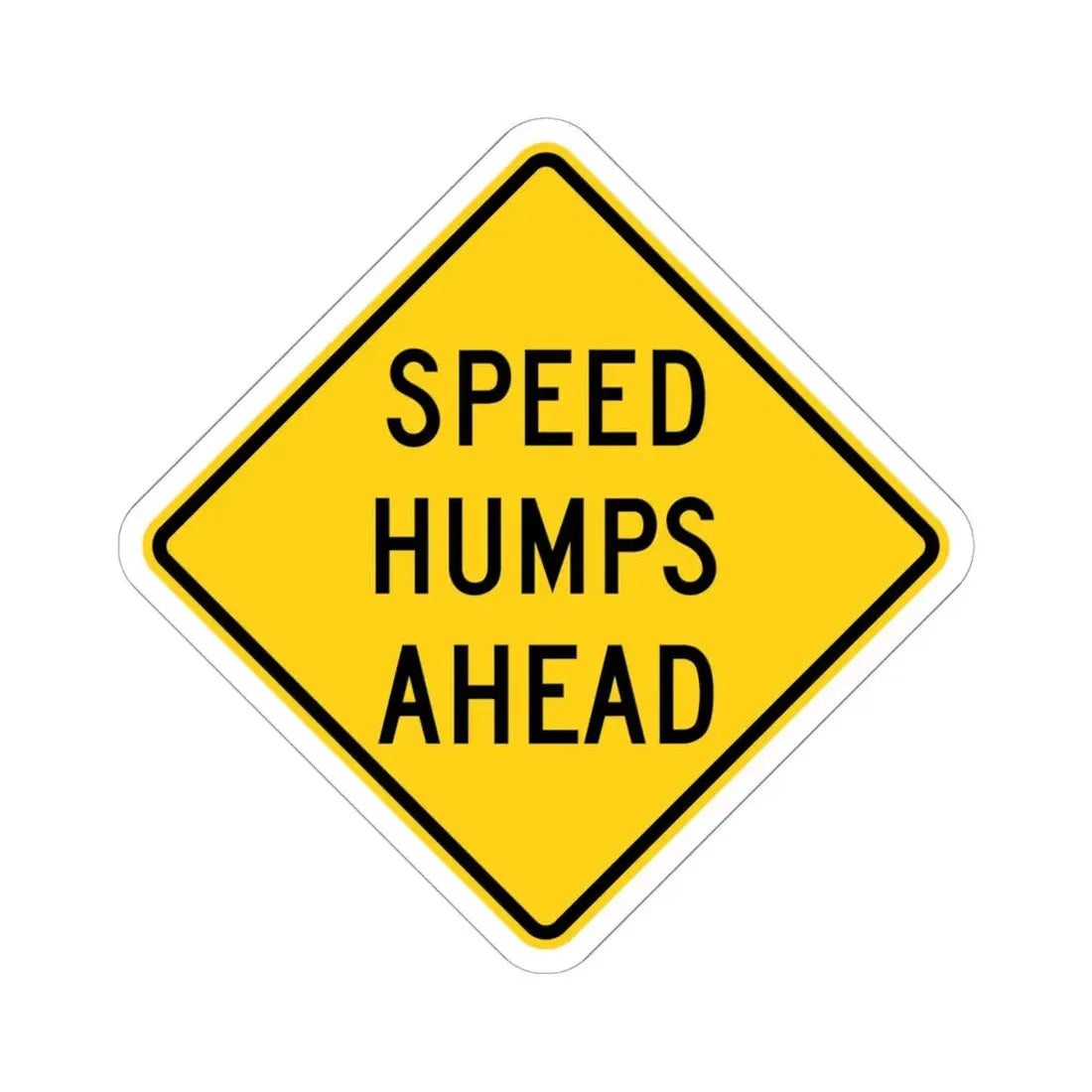 MUTCD-CA W84 (California) (Road Sign) STICKER Vinyl Kiss-Cut Decal 6 Inch White - The Sticker Space